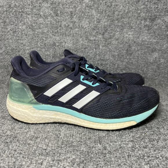Adidas Supernova Shoes Womens Size 10 Navy Boost Running Continental BB3485 - Picture 1 of 9